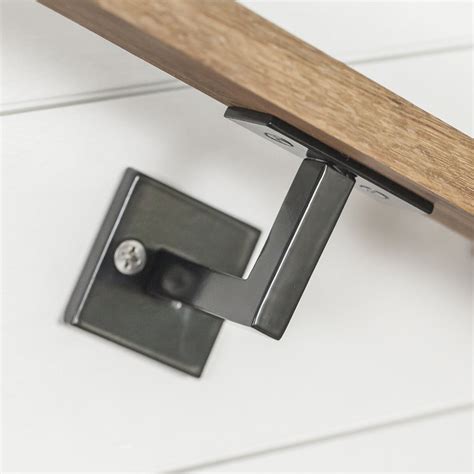 metal bracket for stairs|handrail brackets for wood rails.